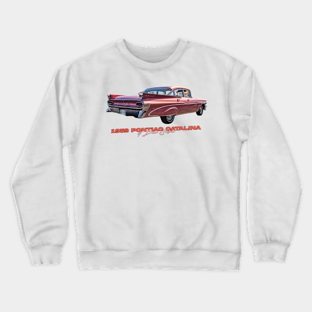 1959 Pontiac Catalina 4 Door Sedan Crewneck Sweatshirt by Gestalt Imagery